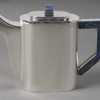 Christian Dior 20th century - tea service on its sterling silver and lapis lazuli