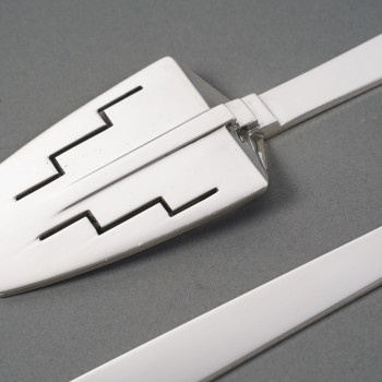 Fish Service Cutlery In Constructivist Art Deco Shape Circa 1930