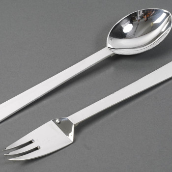 Art Deco Constructivist Form Service Cutlery Circa 1930