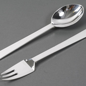 Art Deco Constructivist Form Service Cutlery Circa 1930