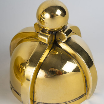 TETARD Frères - SHAKER en Vermeil XXe ART DECO