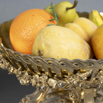 Bointaburet – Pair of silver-gilt cups - 19th century