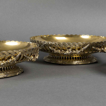 Boin Taburet – Set of 4 Vermeil cups from the 19th century