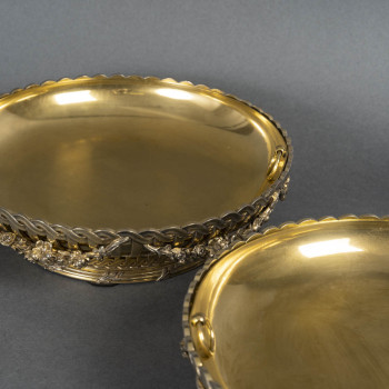 Boin Taburet – Set of 4 Vermeil cups from the 19th century