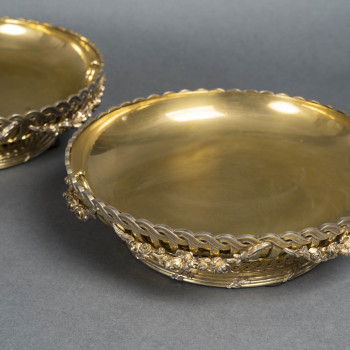 Boin Taburet – Set of 4 Vermeil cups from the 19th century