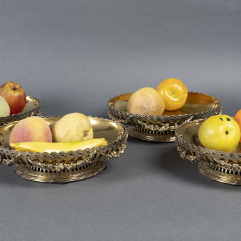 Boin Taburet – Set of 4 Vermeil cups from the 19th century