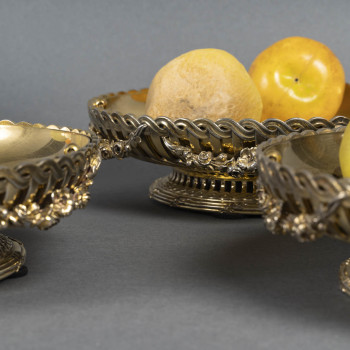 Boin Taburet – Set of 4 Vermeil cups from the 19th century