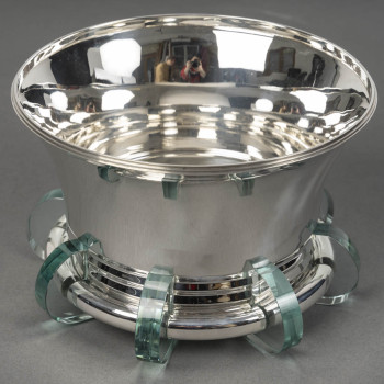 JEAN E. PUIFORCAT – 20th century solid silver centerpiece