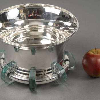 JEAN E. PUIFORCAT – 20th century solid silver centerpiece