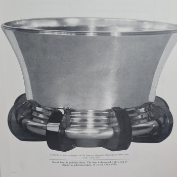 JEAN E. PUIFORCAT – 20th century solid silver centerpiece