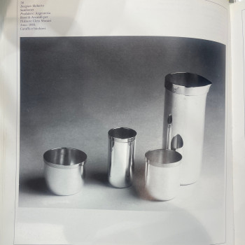 CLETO MUNARI - Solid silver pitcher Italy XXe  VICENZA 1980