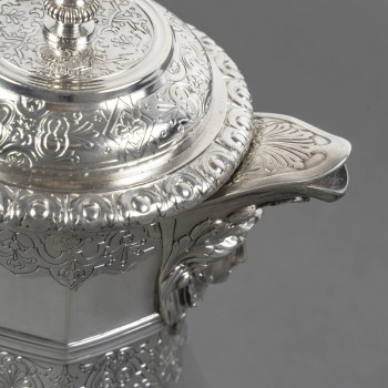 CARDEILHAC AMELIE (1904/1920) – Covered jug in solid silver, early 20th century