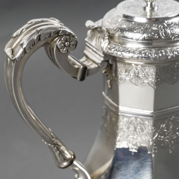 CARDEILHAC AMELIE (1904/1920) – Covered jug in solid silver, early 20th century