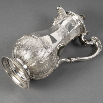 CARDEILHAC AMELIE (1904/1920) – Covered jug in solid silver, early 20th century