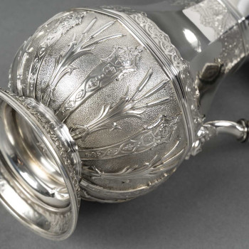 CARDEILHAC AMELIE (1904/1920) – Covered jug in solid silver, early 20th century