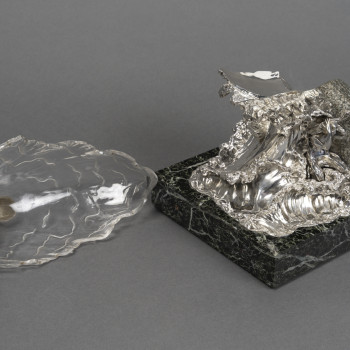 Silver centerpiece “The Wave” by AUGER successor of FROMENT MEURICE XXe