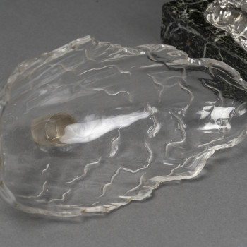 Silver centerpiece “The Wave” by AUGER successor of FROMENT MEURICE XXe