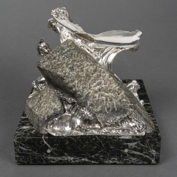 Silver centerpiece “The Wave” by AUGER successor of FROMENT MEURICE XXe