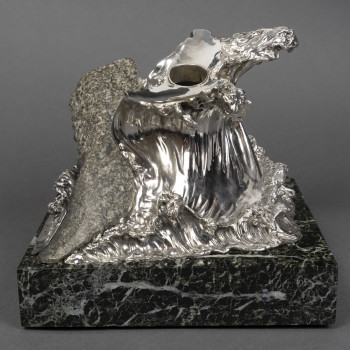 Silver centerpiece “The Wave” by AUGER successor of FROMENT MEURICE XXe