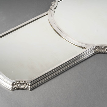 LAPPARRA  Surtout de table Miroirs en trois parties Epoque XX vers 1930/40